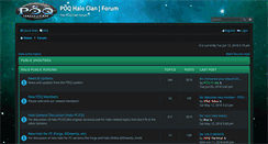 Desktop Screenshot of forum.poqclan.com